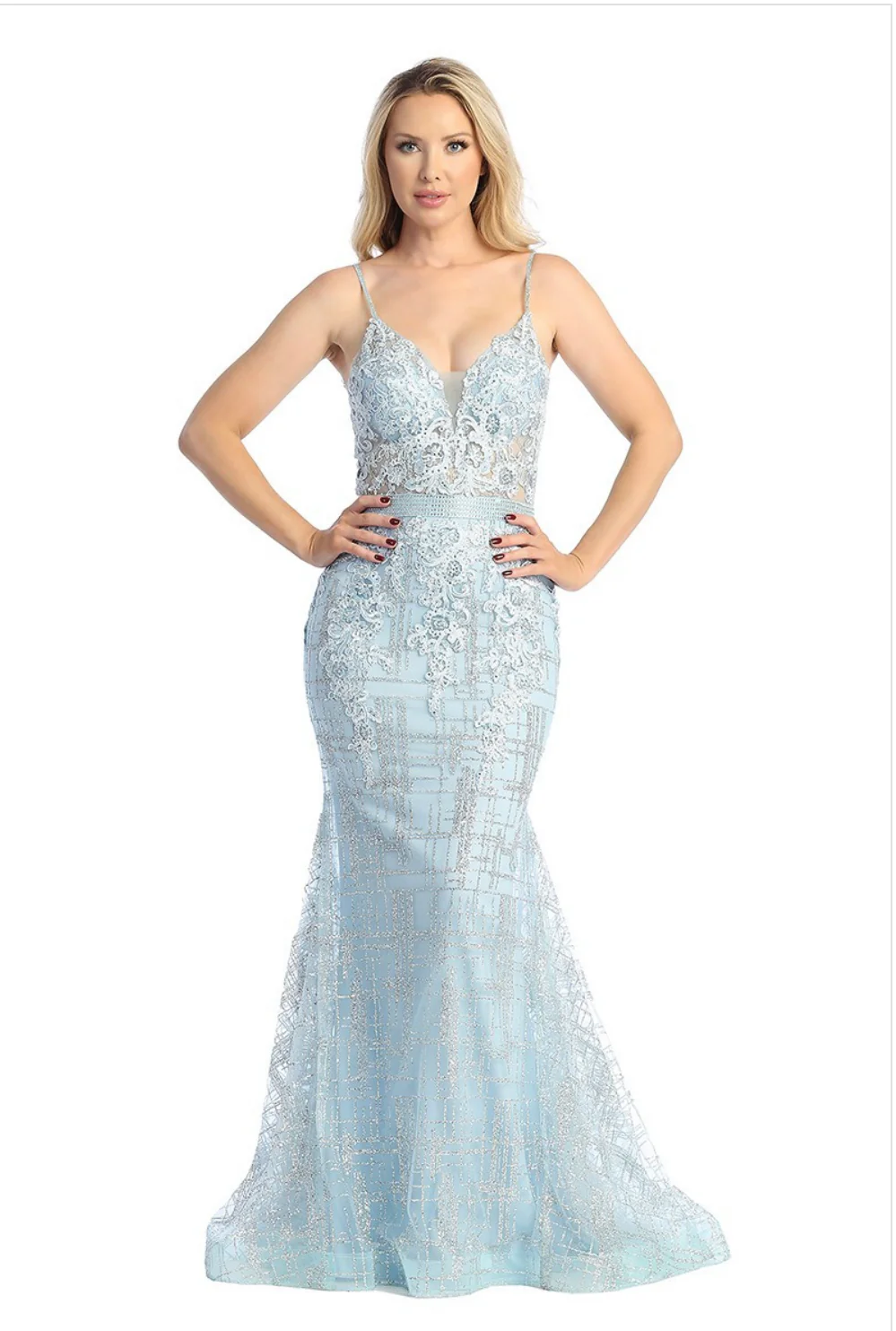 Light Blue Prom Dress