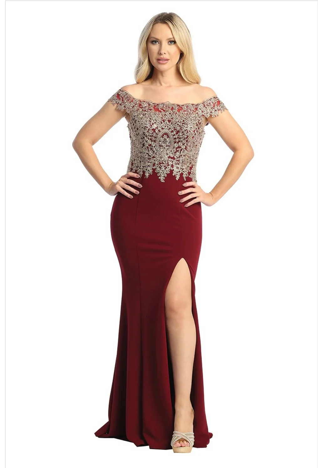 Burgundy Prom Dress
