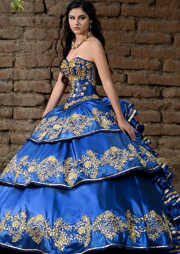 Royal Blue Quinceañera Dress