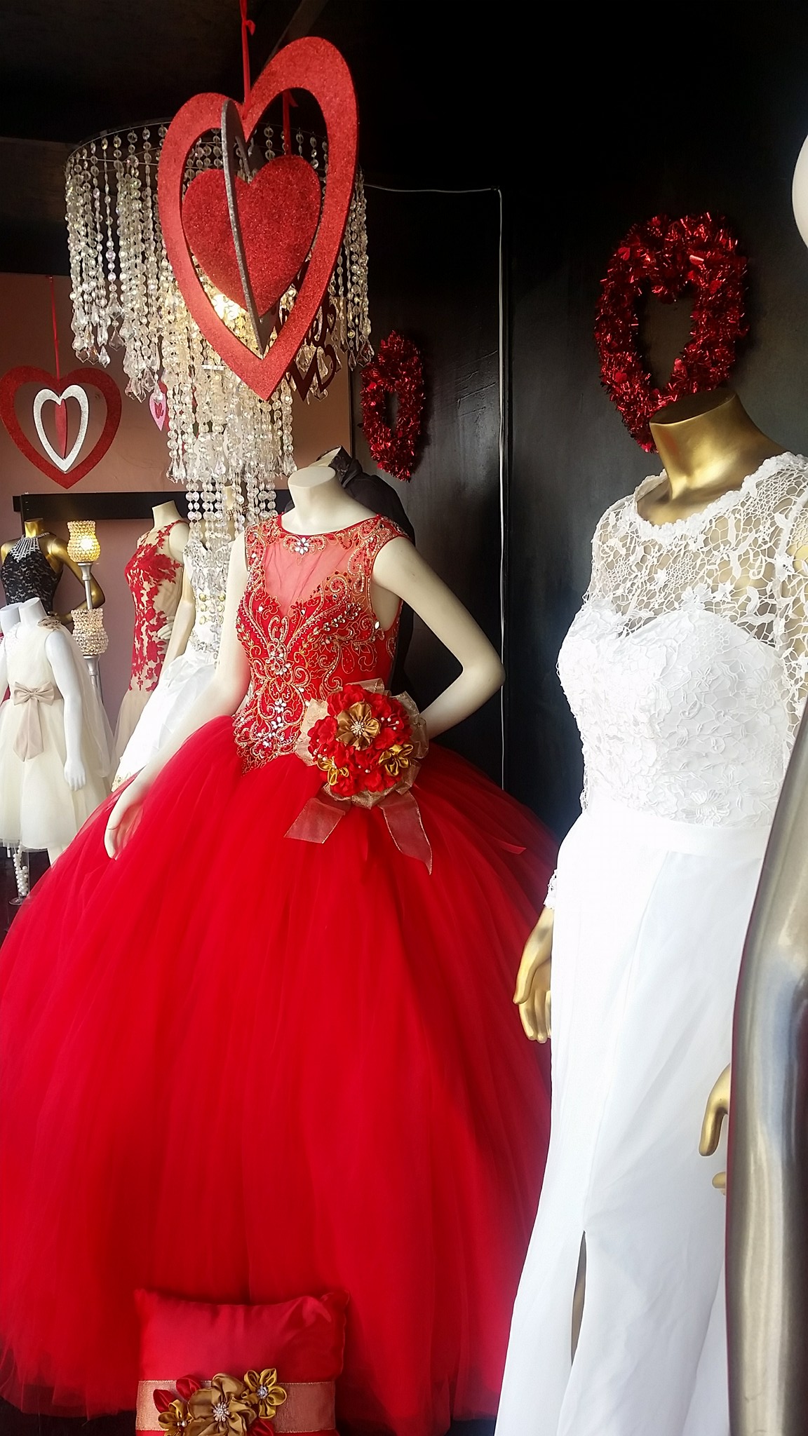 Quinceañera Dress Display